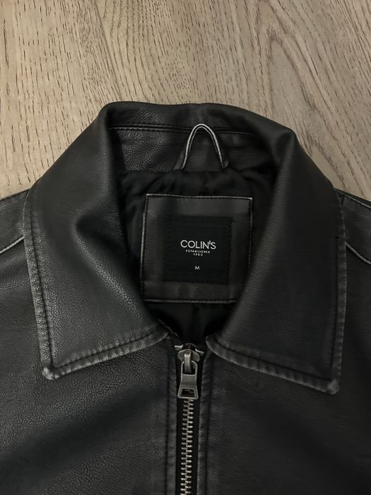 COLIN’S Шкіряна куртка чоловіча розмір М