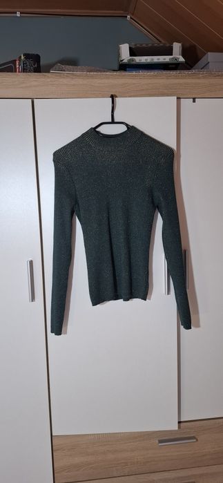 Sweter damski zielony