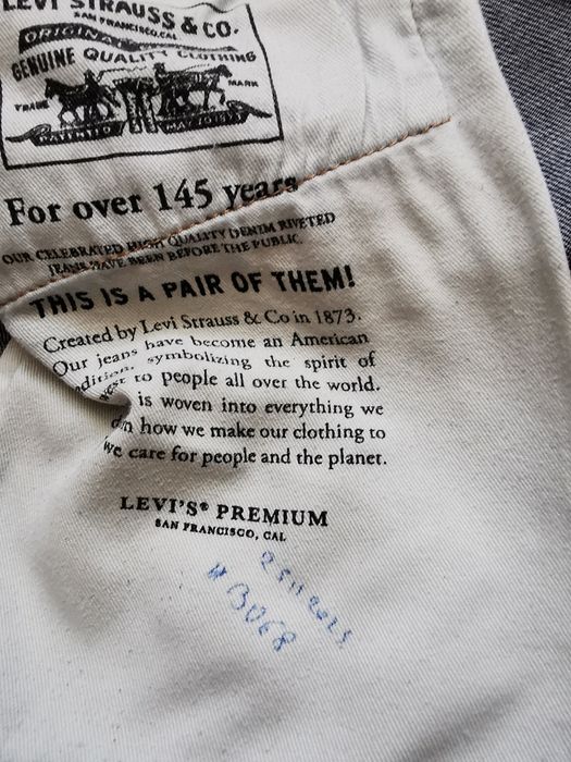 Levi's lot 512 Premium W33 L34 spodnie jeansowe jeansy Levis