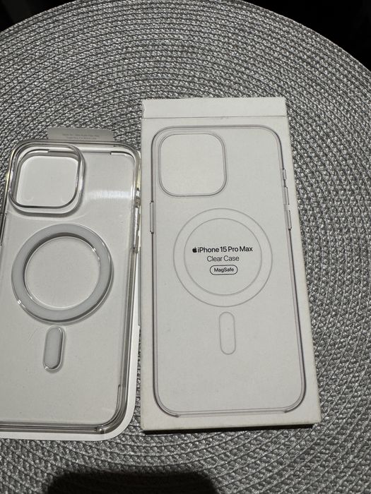 Apple clear case, etui iphone 15 pro max