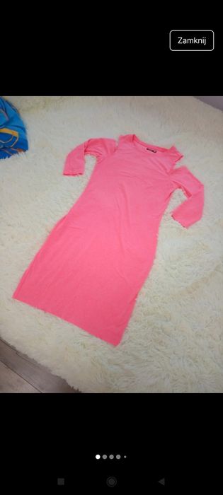 sukienka S Sinsay różowa nowa bez metki