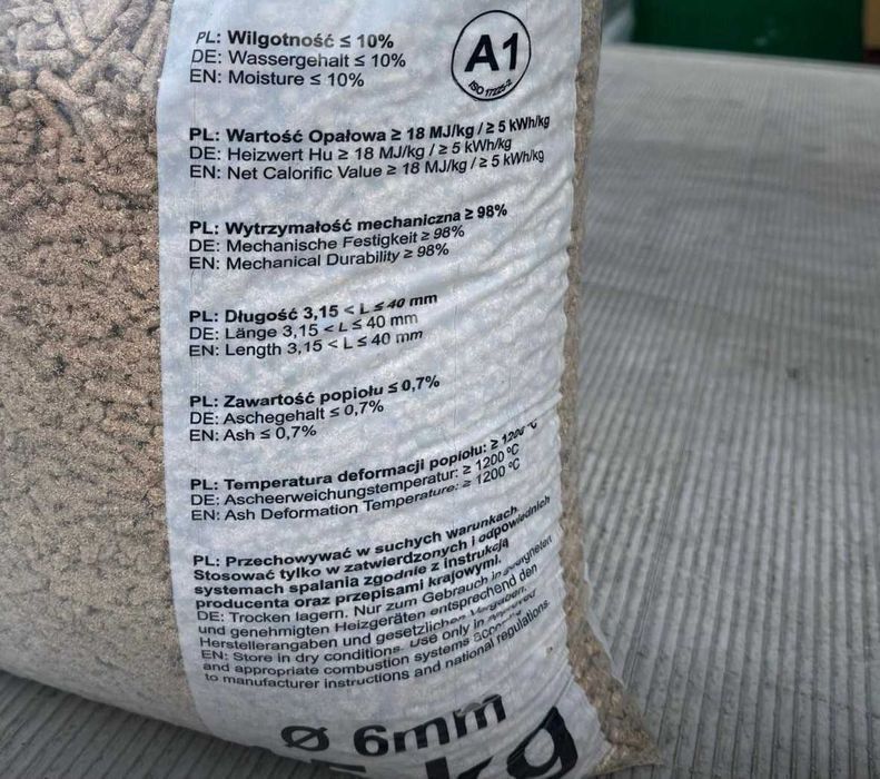 Pellet pelet "TATRY" A1, bardzo dobra jakość w atrakcyjnej cenie.
