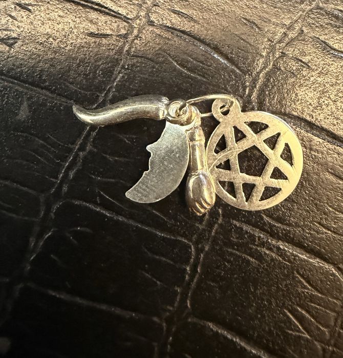 Conjunto  comtra o mau olhado em prata