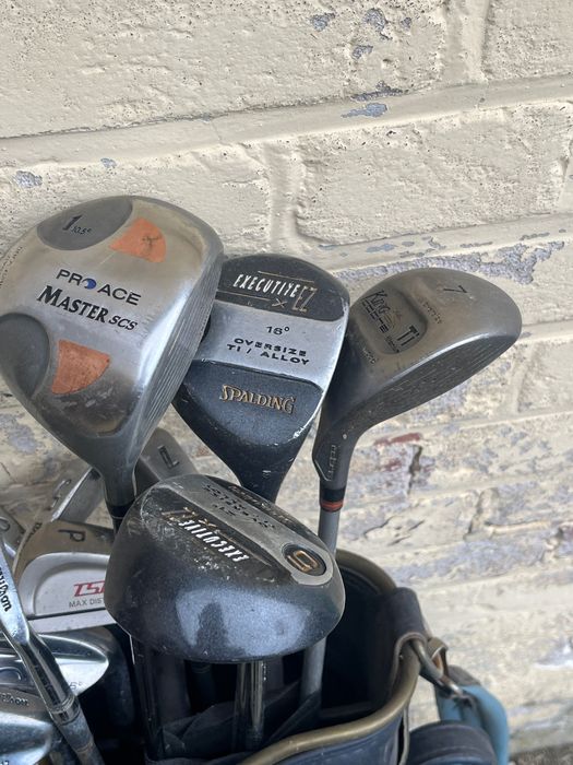 Zestaw 11 kijów golfowych + torba Slazenger