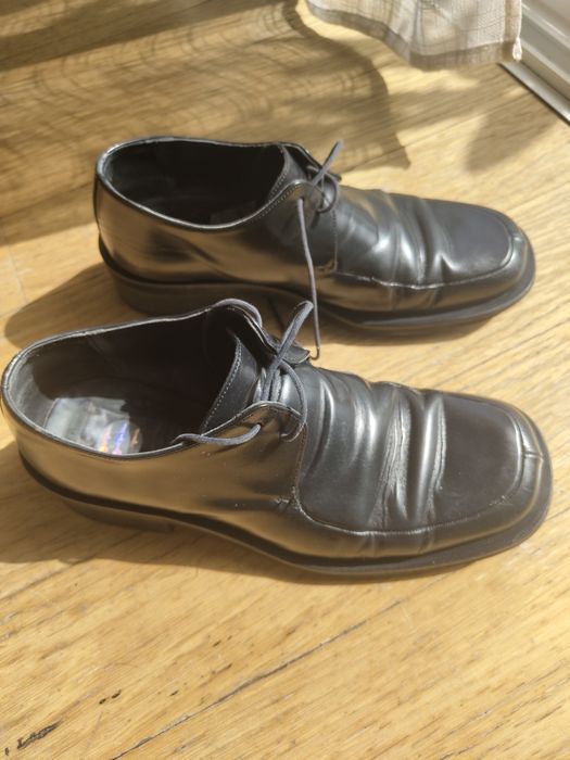 Sapatos Miguel Vieira Originais em Pele – Pretos – Tamanho 41
