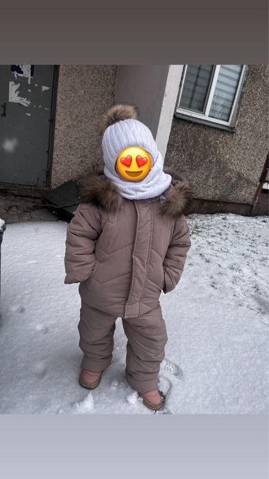 Детский зимний костюм на девочку