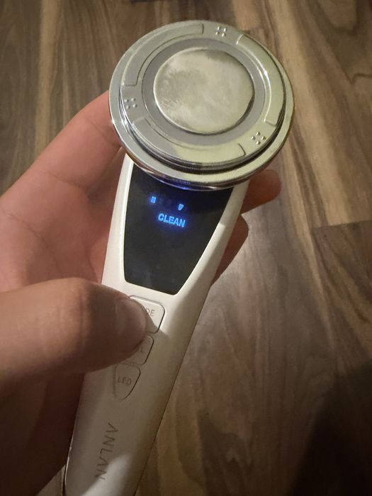 Wielofunkcyjny masażer do twarzy ANLAN Hot/Cold EMS LED – jak NOWY!