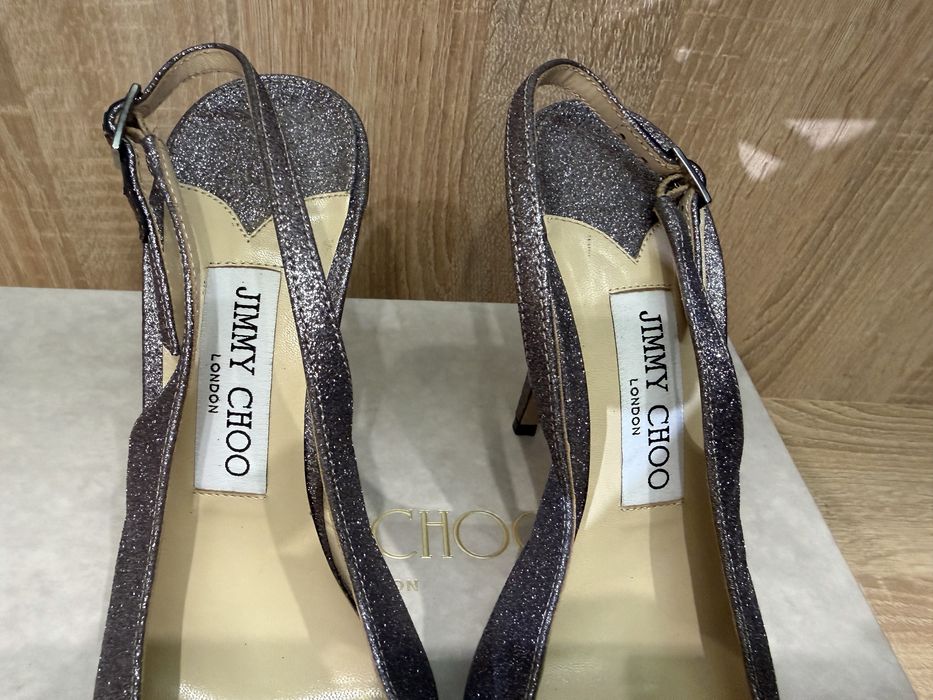 Каблуки Jimmy Choo Diamond Tilda leather heels