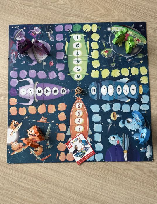 Gra chińczyk puzzle XXL Janod