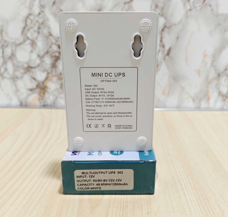 Оригінальний WGP 9 12 в 12 v 5V3A 49.95w 13500 дбж (mini ups) роутера