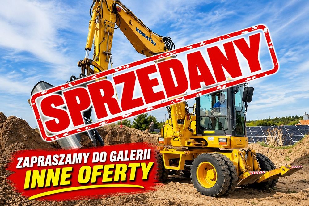 Komatsu 4x4x4 ramię łamane Koparka kołowa KOMATSU  PW98MR-8 10ton 4x4x4 ośki skrętne Ramię 3x łamane BEZ DPF i ADBLUE 4 cyl dodatkowe wyjścia hydr Pług Podpory 2012 szybka zwinna Prosto z importu 1 właściciel Cat TEREX Liebherr Wacker Pw 98 Mr 8 11  Kopar