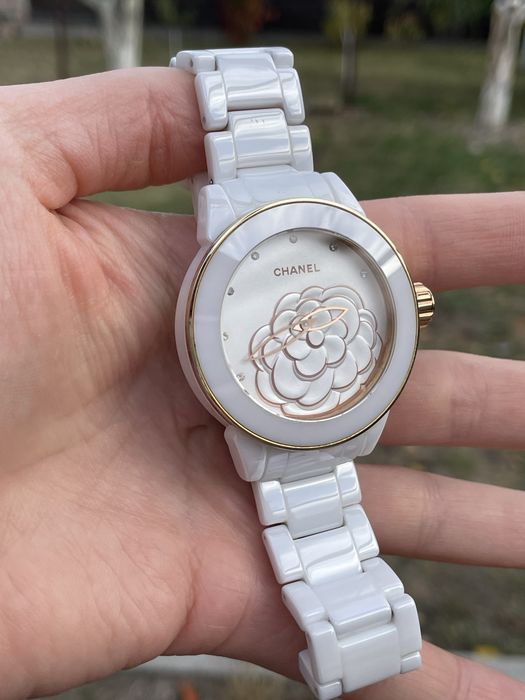 часы в стиле chanel керамический браслет на узкое запястье  15 см