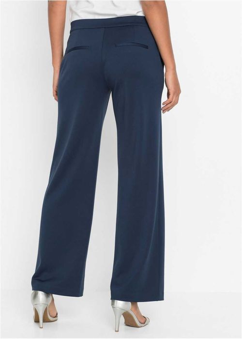 B.P.C spodnie eleganckie palazzo granat r.38