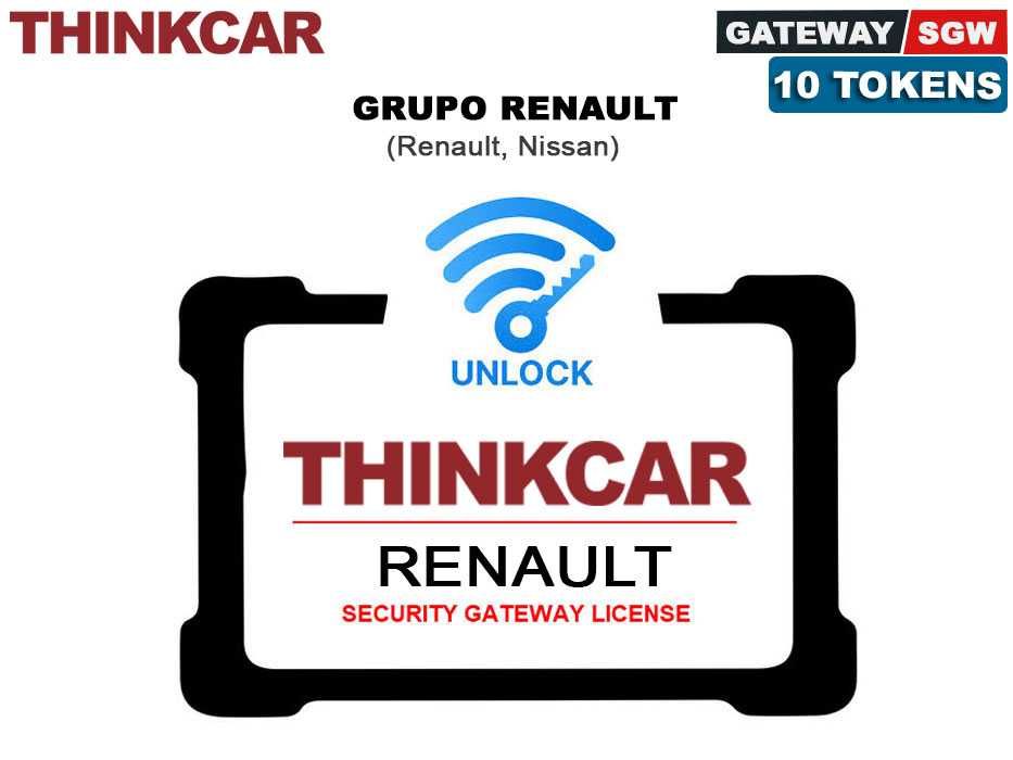 ThinkCar Acesso SGW Gateways Maq Diagnóstico FCA Renault Mercedes VAG