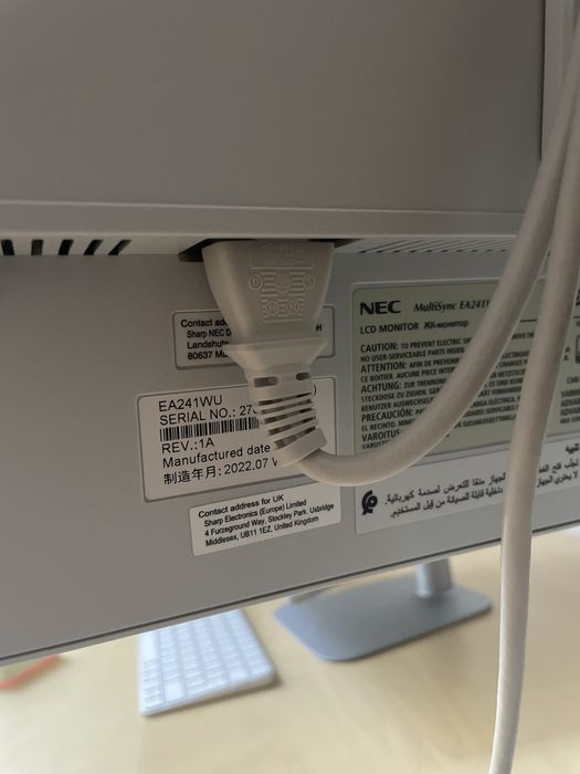 NEC EA241WU LED 24’’