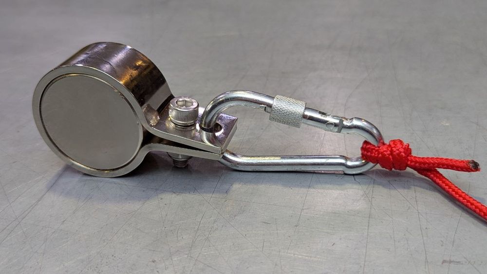 СверхМощный Неодимовый Поисковый магнит 150Кг LNT55 Канат 30м+Карабин