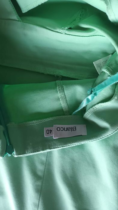 Vestido em verde da Blanco