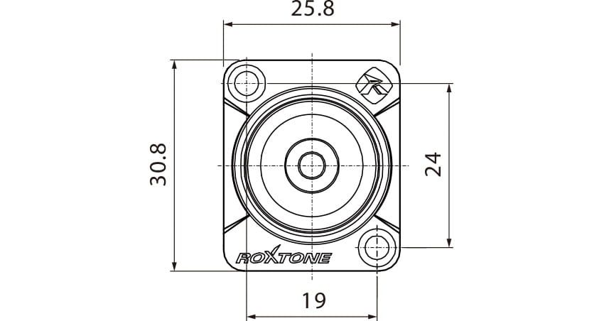 Roxtone RAMJ3FD – gniazdo jack 3,5 mm stereo