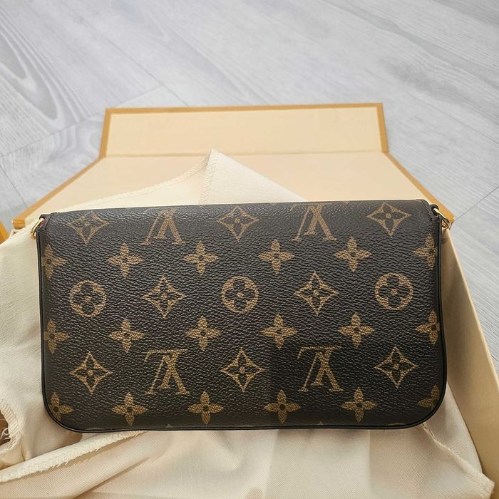 Mala Louis Vuitton Pochette Félicie Monogram Flap Pouch