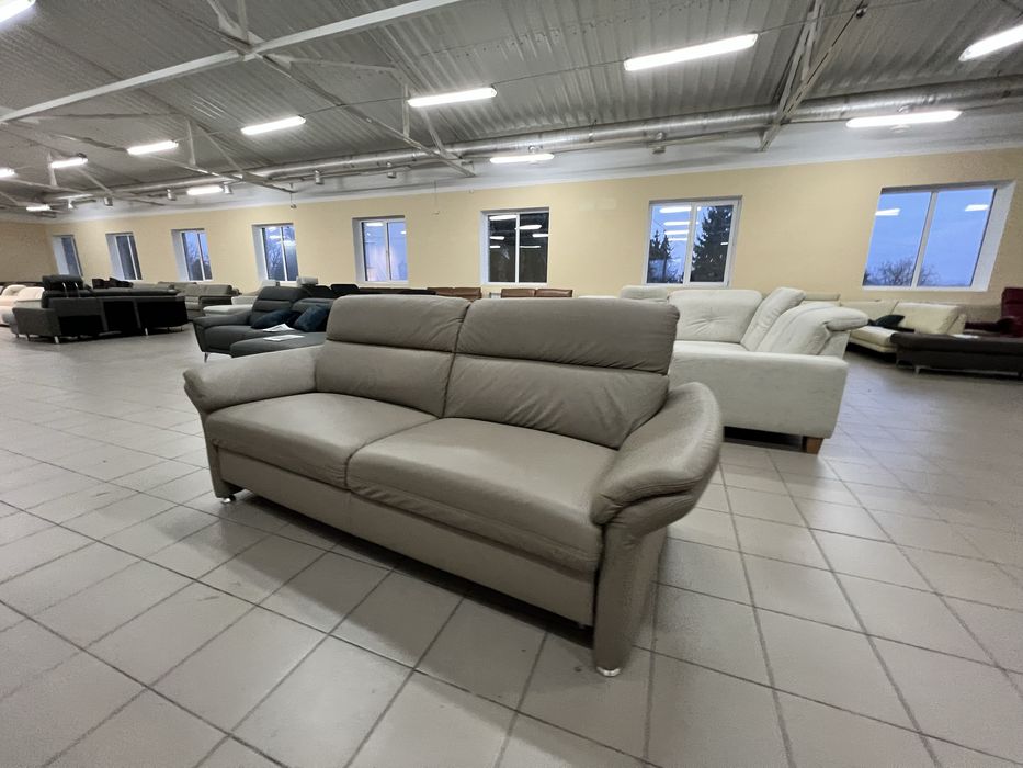 Диван трійка шкіряний розкладний