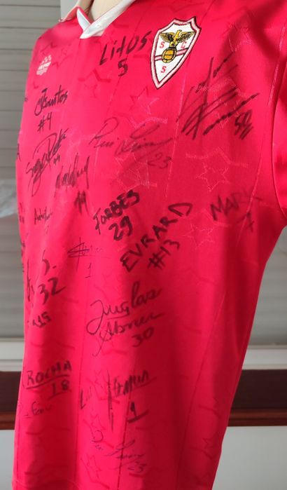 Camisola S. C. Salgueiros autografada - Plantel 2016/2017