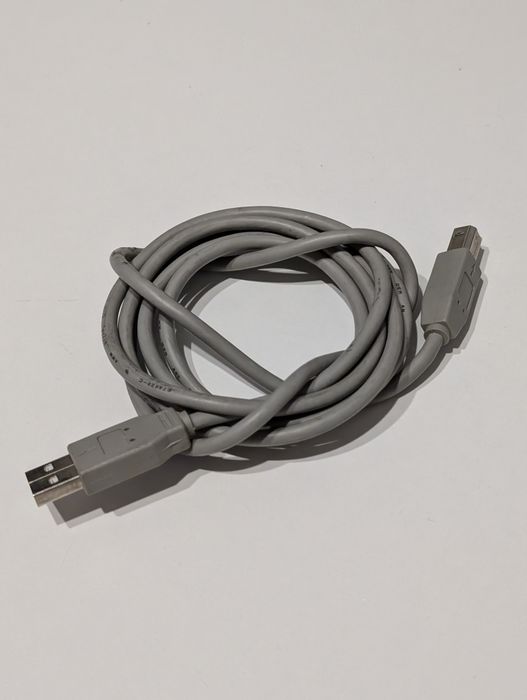 Kabel USB do drukarki (USB typ B) szary
