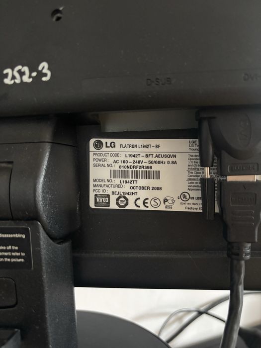 Monitor komputerowy LG
