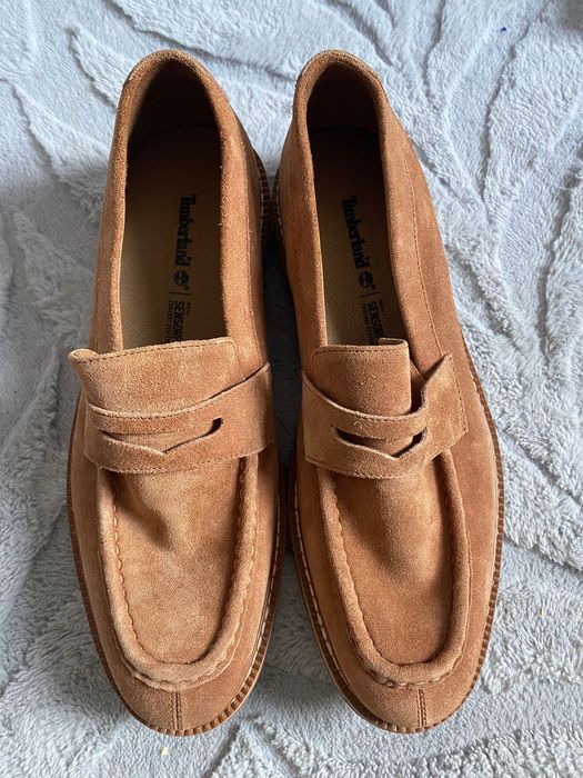 Timberland loafers zamszowe nowe mokasyny skórzane 43
