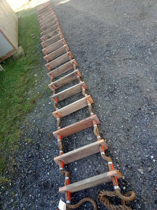 Embarkation pilot ladder drabina linowa sznurkowa dekarska mobilna 7m