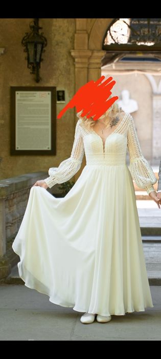 Suknia ślubna boho