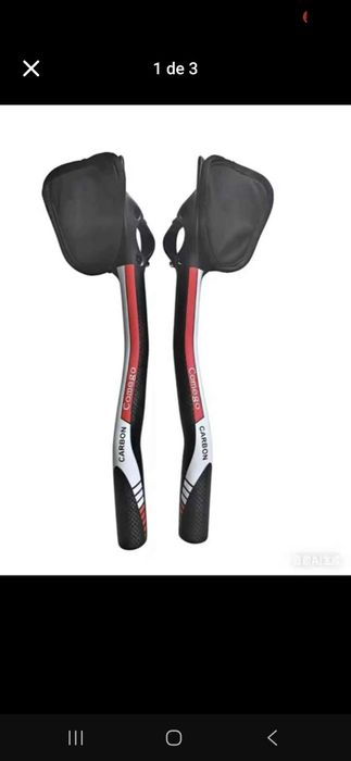 Extensores carbono bicicleta