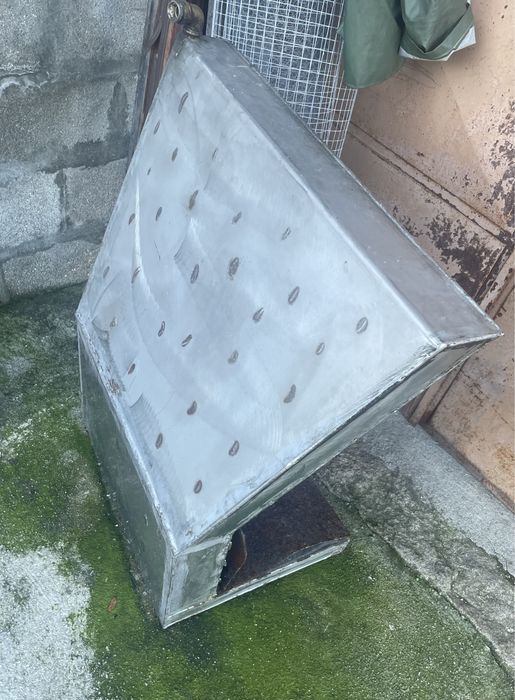 Caldeira de lareira em inox