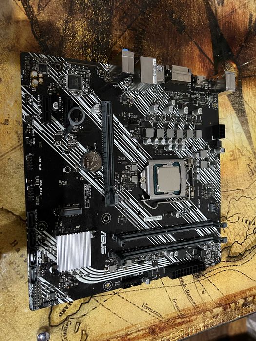 Мат плата+проц Intel core i3 10100F + Asus H410M-K LGA1200