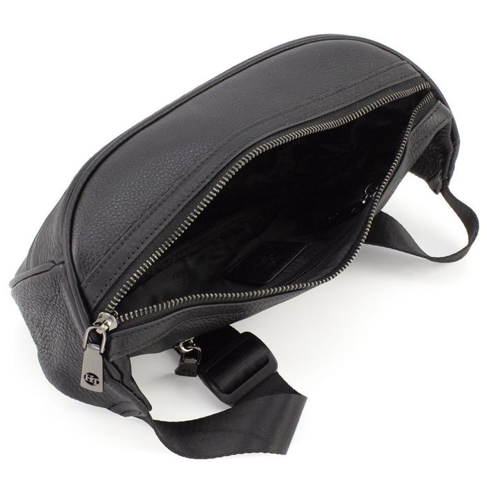 HT Leather бананка Чоловіча сумка га пояс Поясная сумка кожаная больша