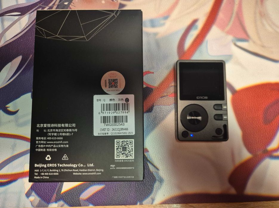 HiFi аудіоплеєр Aigo Eros Q/Hifiwalker H2 Rockbox ES9018K2M