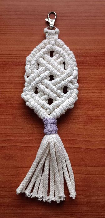 Porta Chaves em Macramé