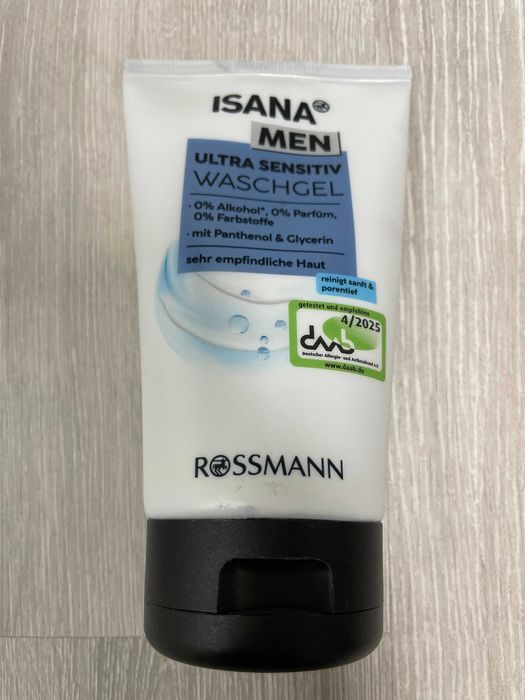 Żel do mycia twarzy dla mężczyzny Isana Men Waschgel Ultra Sensitive
