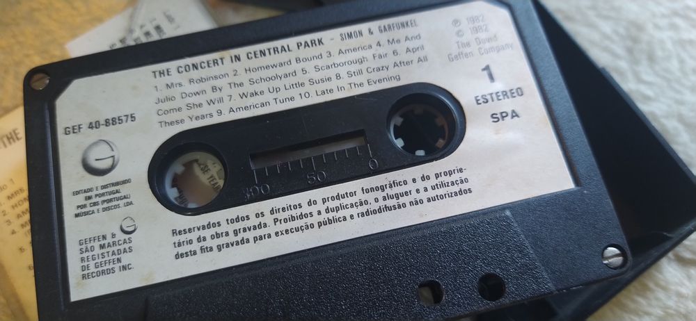 Cassete "Simon and Garfunkel"