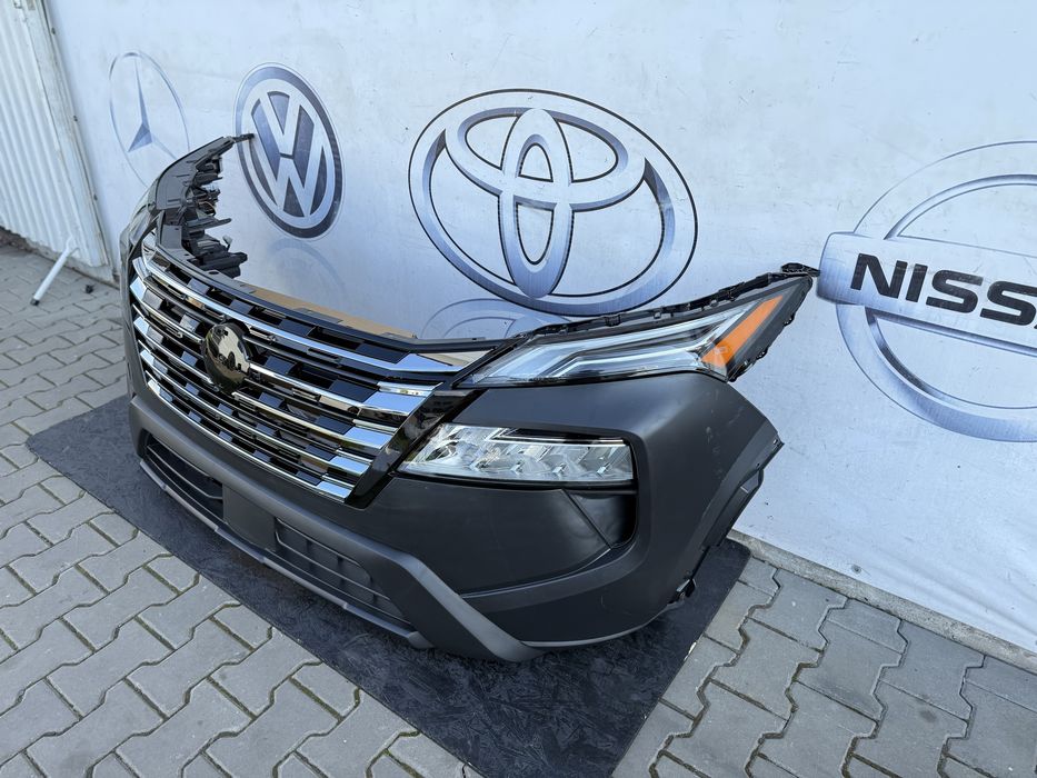 Бампер рестайл 2024-2025 Rogue t33 фара дхо Nissan Рог т33 решітка