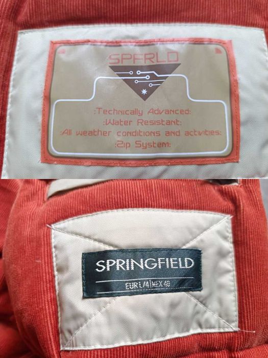 Зимова куртка пуховик Springfield, розмір L/48