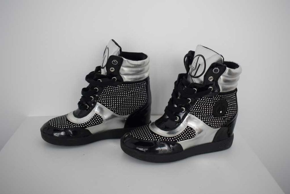 Armani Jeans buty sneakersy na koturnie 37