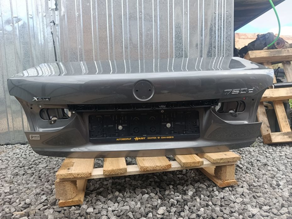 Bmw G11 16r  lakier c26  Megellangrau - klapa bagażnika kamera komplet