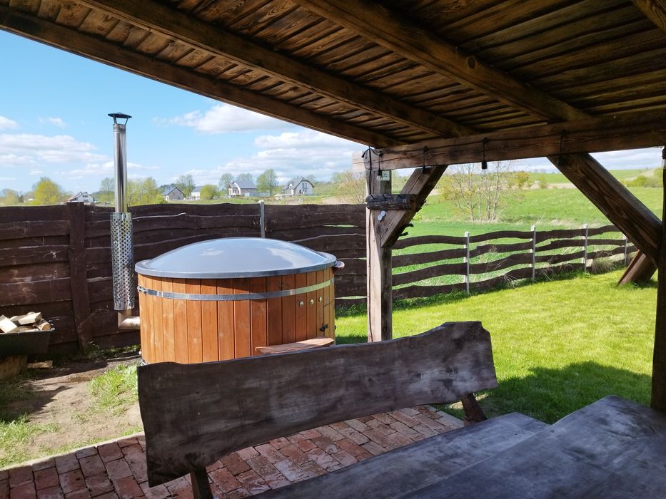 Domek na Mazurach  z sauną i jacuzzi w Stradunach
