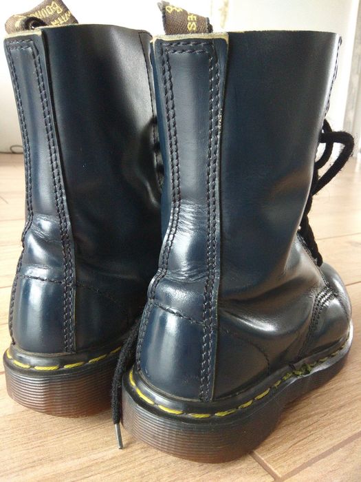 Buty trapery glany Dr Martens z blachą 10 dziurek 36