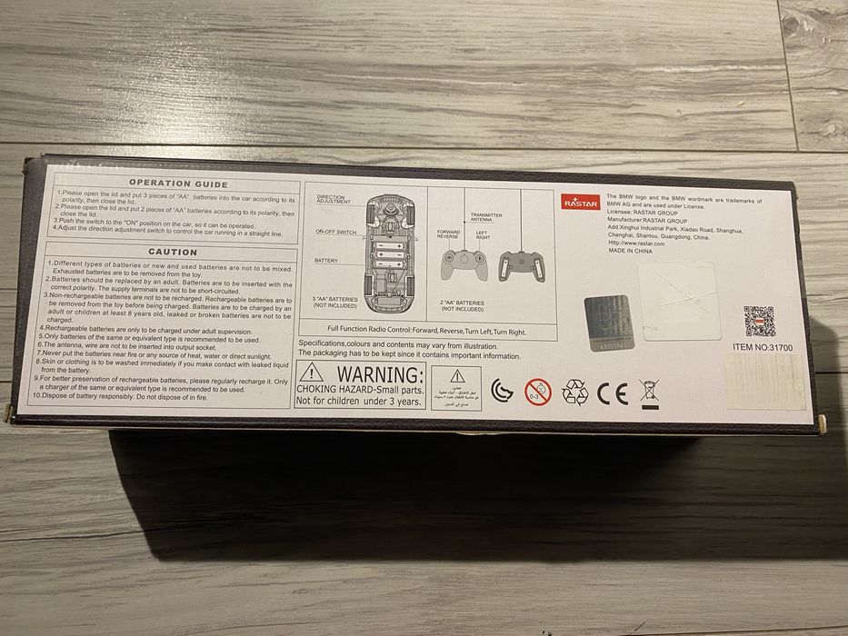 Rastar auto sterowana BMW X6