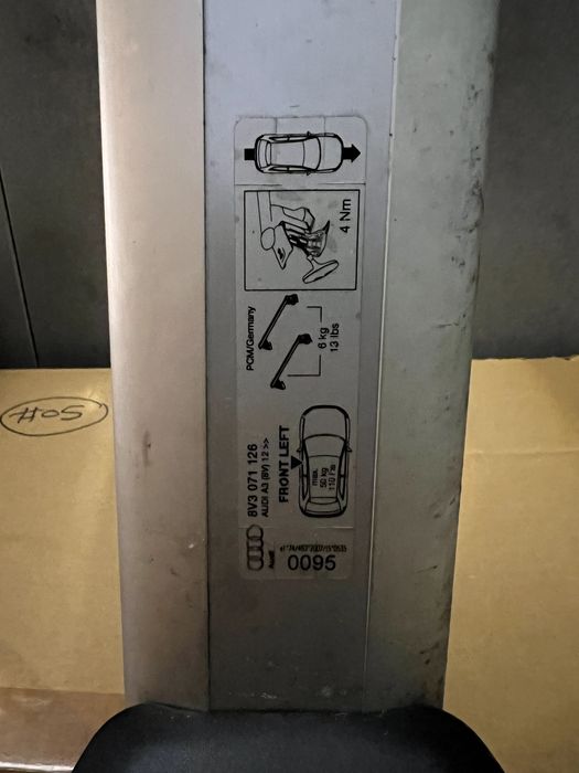 Barras tejadilho A3 originais AUDI