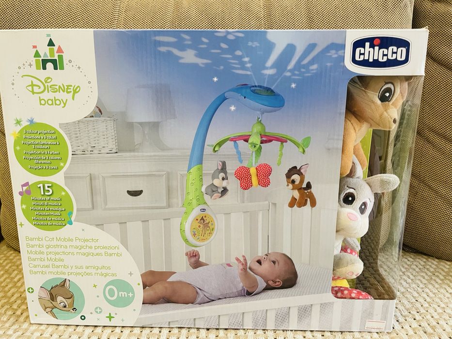 Chicco Мобіль-проєктор "Bambi" на ліжечко