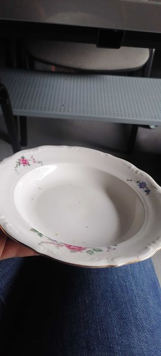 Talerz porcelanowy - Wałbrzych PRL