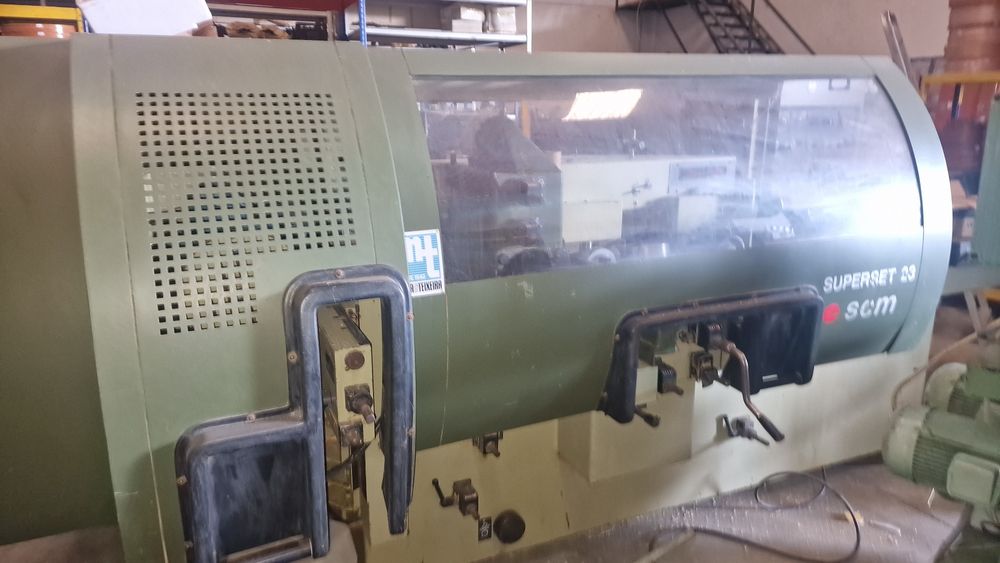 Molduradora scm 230 de 6 arvores maquinas de carpintaria