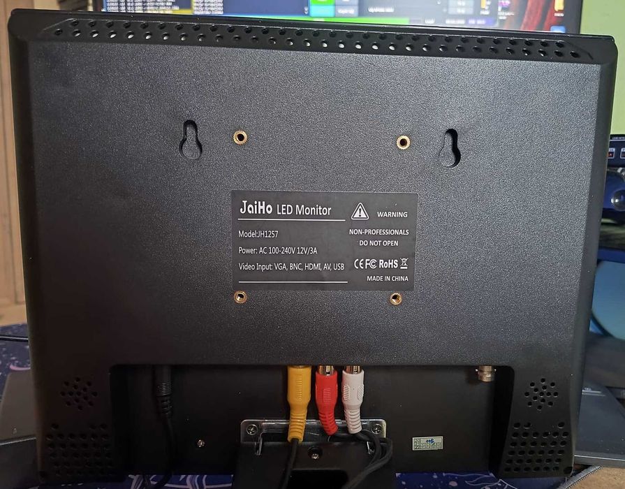Monitor 15" JaiHo JH1257 | Idealny do Retro PC i Konsol | HDMI/VGA/BNC